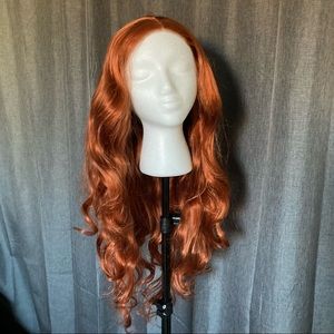 Copper lace front wig